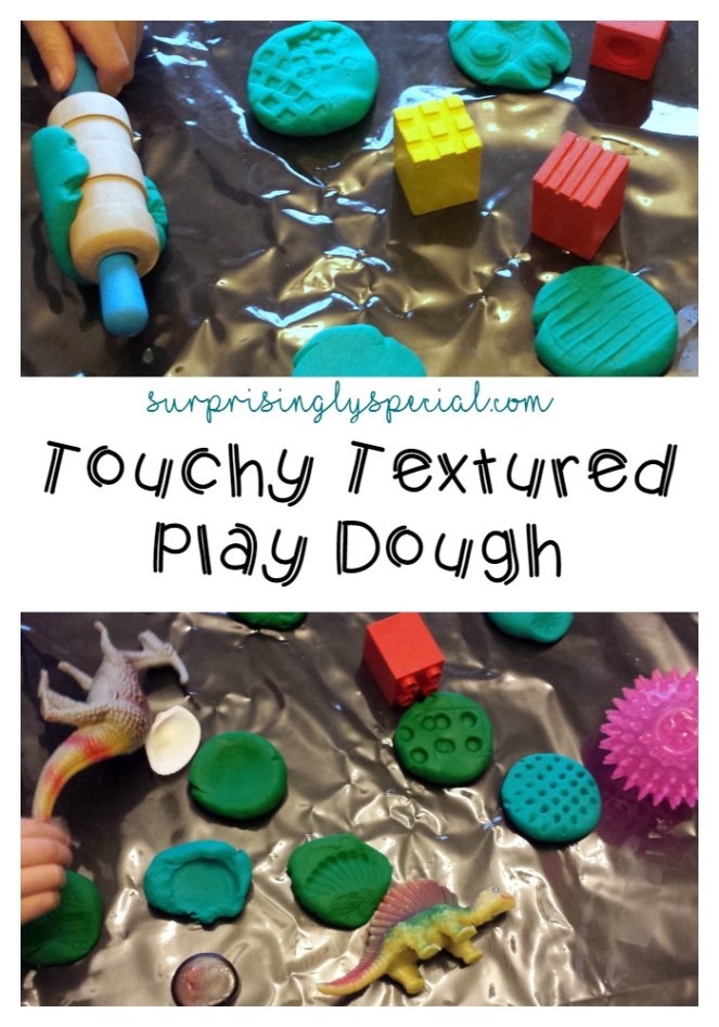 textured play dough