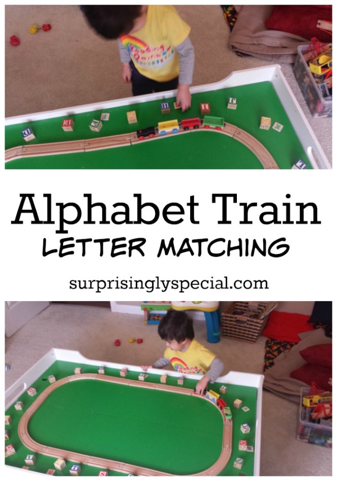 ABC train letter matching
