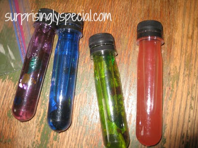 diy sensory bottles