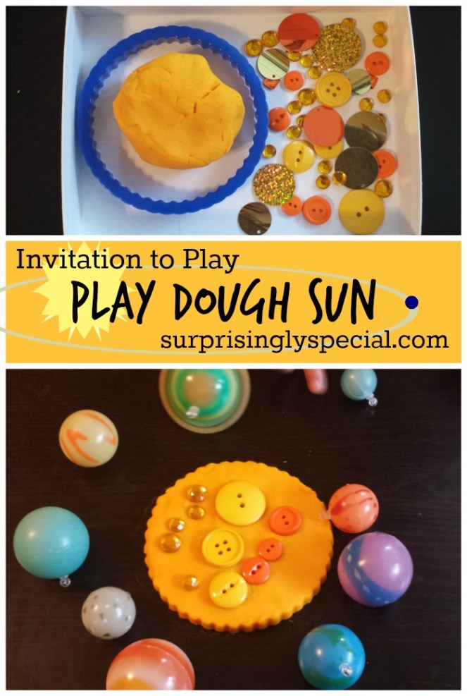 play dough sun